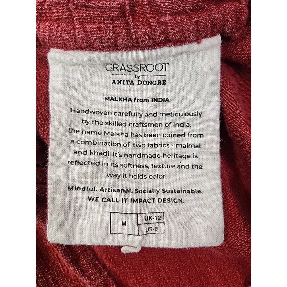 Grassroot Anita Dongre Anthro Midi Shift Dress M … - image 5